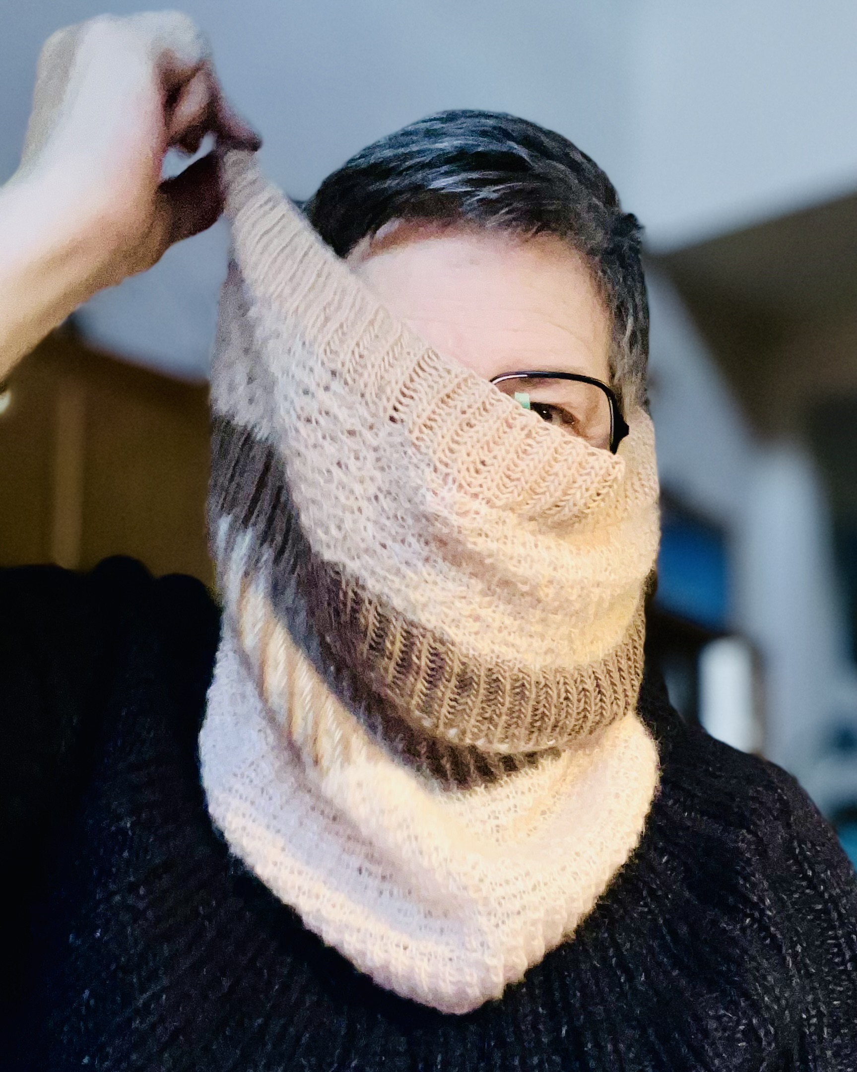 Strickset Zuckerwatte-Loop – Bild 3