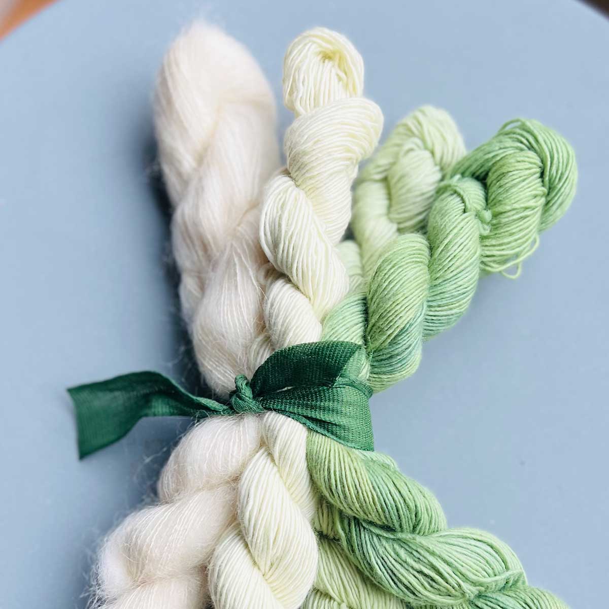 Strickset Zuckerwatte-Loop – Bild 4