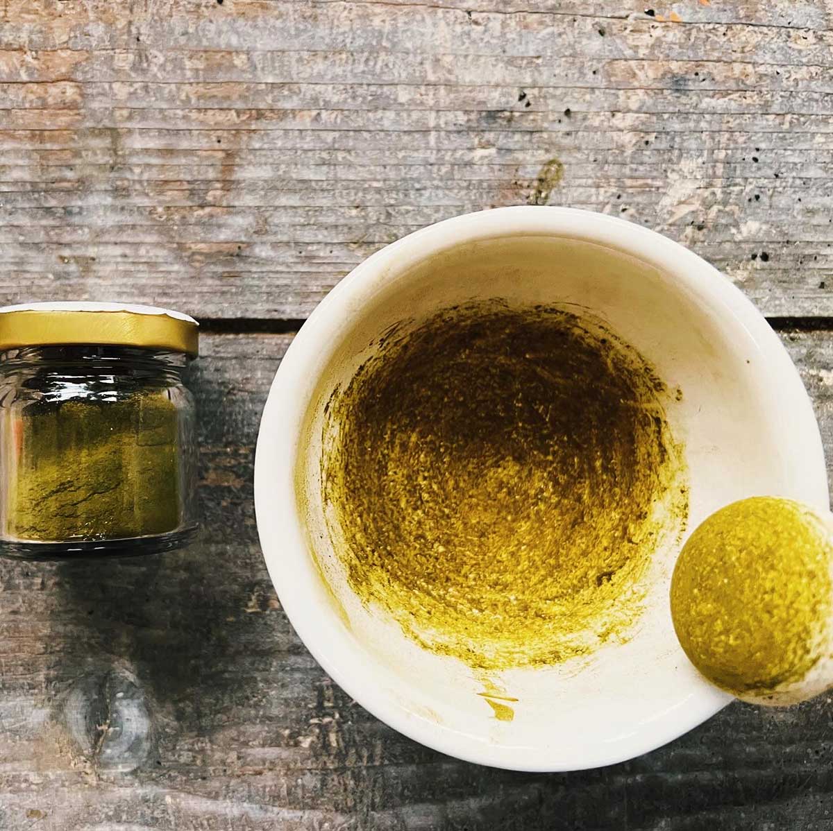 Pigment aus Pflanzen